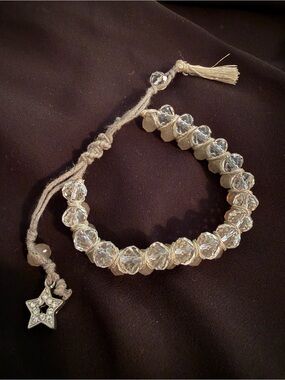 Adjustable Beaded Wrap Bracelet